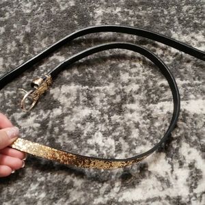 Kids gold sparkly belt